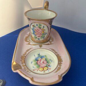 VTG!  Rare Limited Edition Germany Porcelain Demitasse Coffee Cup/Smoke Ash Tray